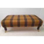 20" x 40" Bench Footstool Isle Mill Callanish Check